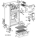 Hotpoint CTX16CYTDRAD cabinet/shelves diagram