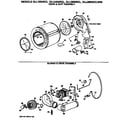 Hotpoint DLL2650RCL drum & duct assembly diagram