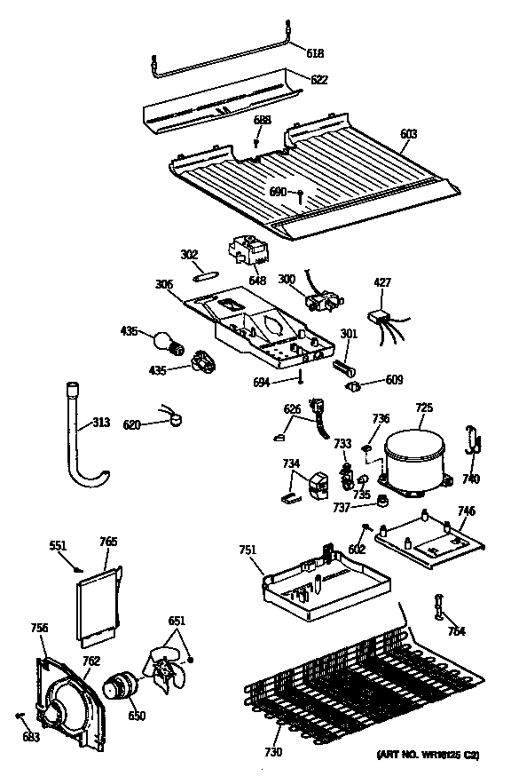 Hotpoint CTX14CYSFRAD unit diagram