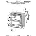 Hotpoint CTX18CAXKRAD fresh food door diagram
