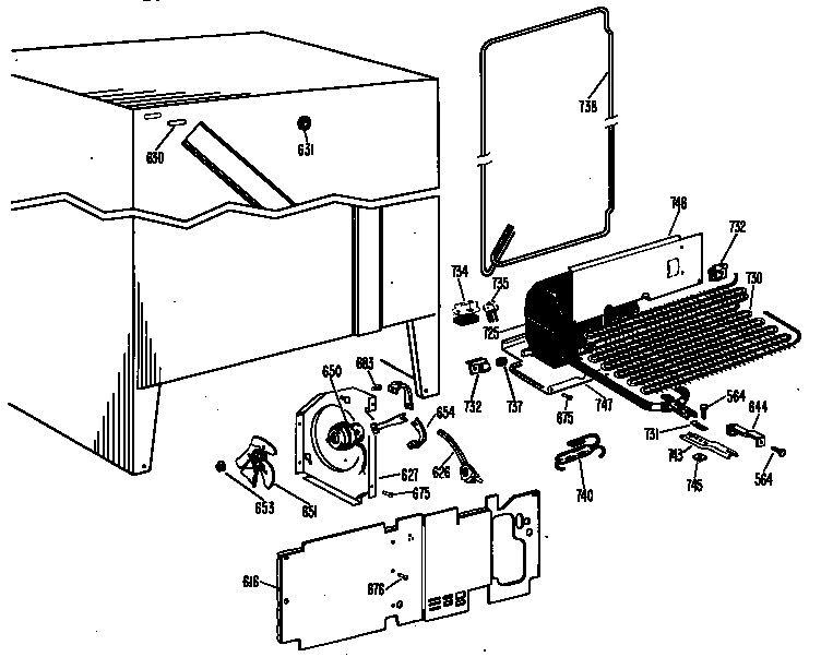 Hotpoint CSF22EBF unit diagram