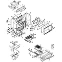Hotpoint RGJ515GEH1 oven assembly diagram