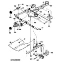 Hotpoint RGB524PJ1 gas burners diagram
