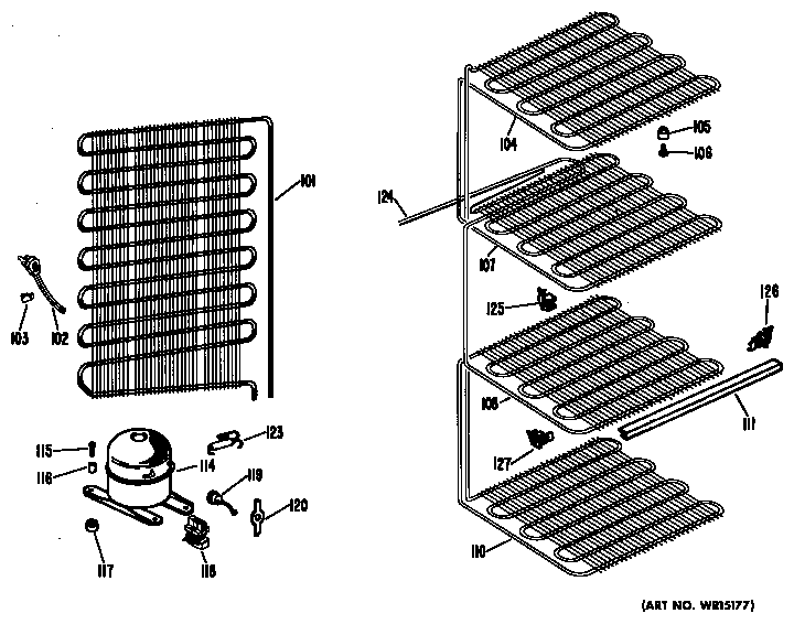 Hotpoint FV13CKC unit diagram