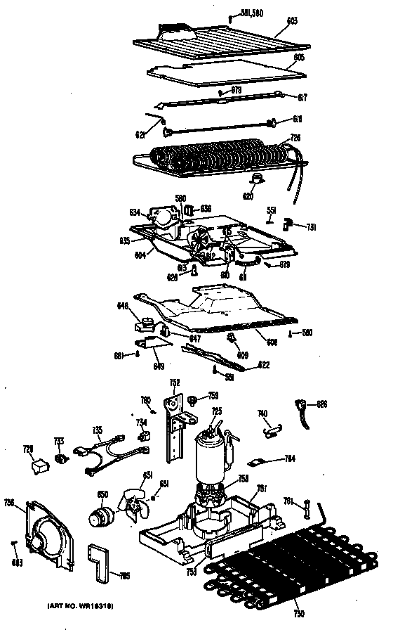 Hotpoint CTF14AKC unit diagram