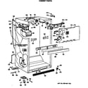 GE MTX21GASNRWH cabinet parts diagram