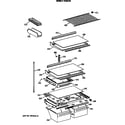 GE MTX21GASNRWH shelf parts diagram