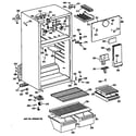 GE MTX16BYTGRWH cabinet diagram