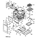 GE 14788L0 oven assembly diagram