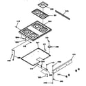 GE 14888W0 cooktop diagram