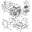 GE 22388L0 oven assembly diagram