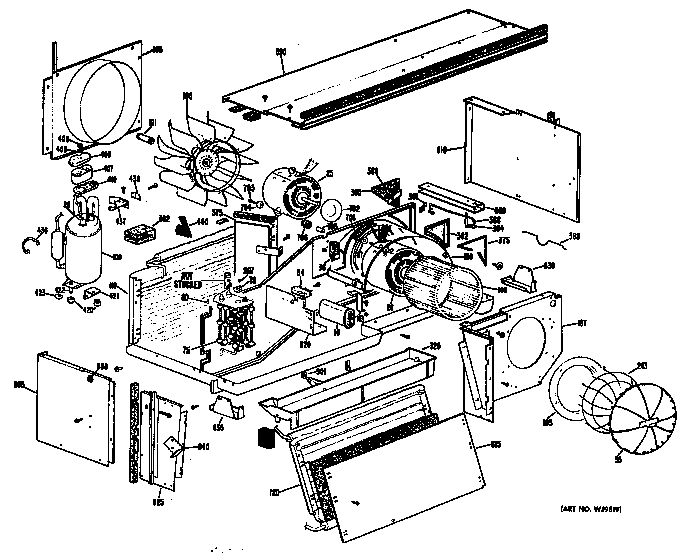 GE A2B578EPGSQA chassis diagram