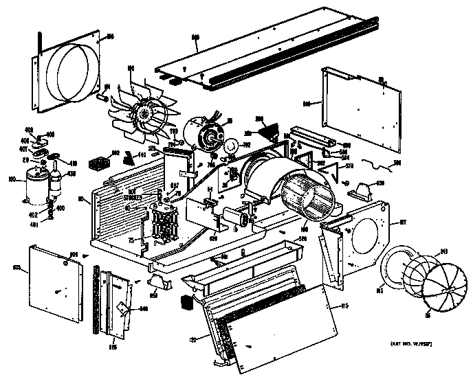 GE A2B748DJBSEA chassis diagram
