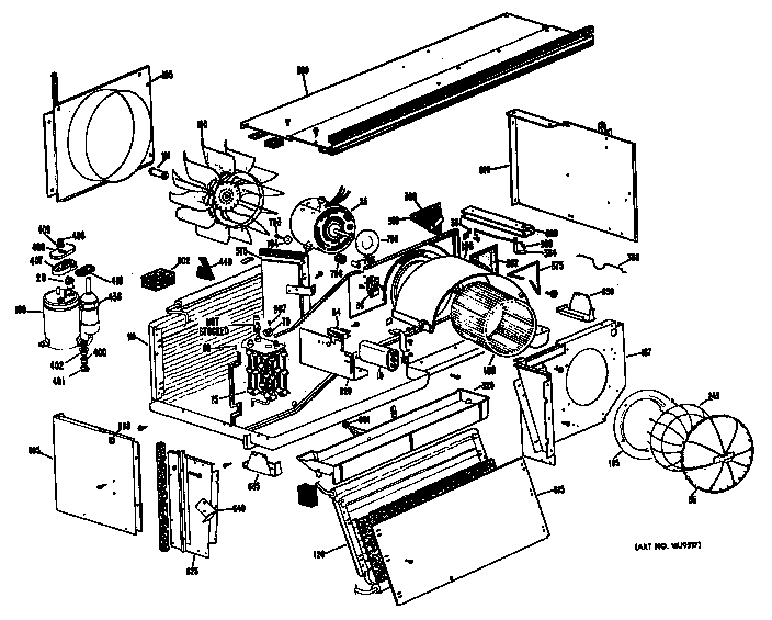 GE A2B761DAALDA chassis diagram