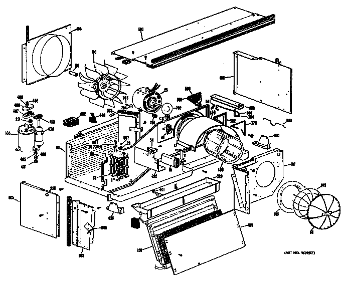GE A2B768EPFSDA chassis diagram