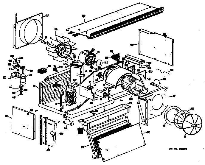 GE A2B748EPGSEA chassis diagram