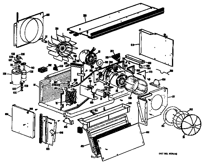 GE A2B778DJESDA chassis diagram