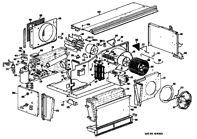 GE A2B588EPCNQ2 chassis diagram