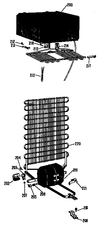 GE TB12SAY unit diagram