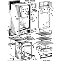 GE TB12SBBL cabinet diagram