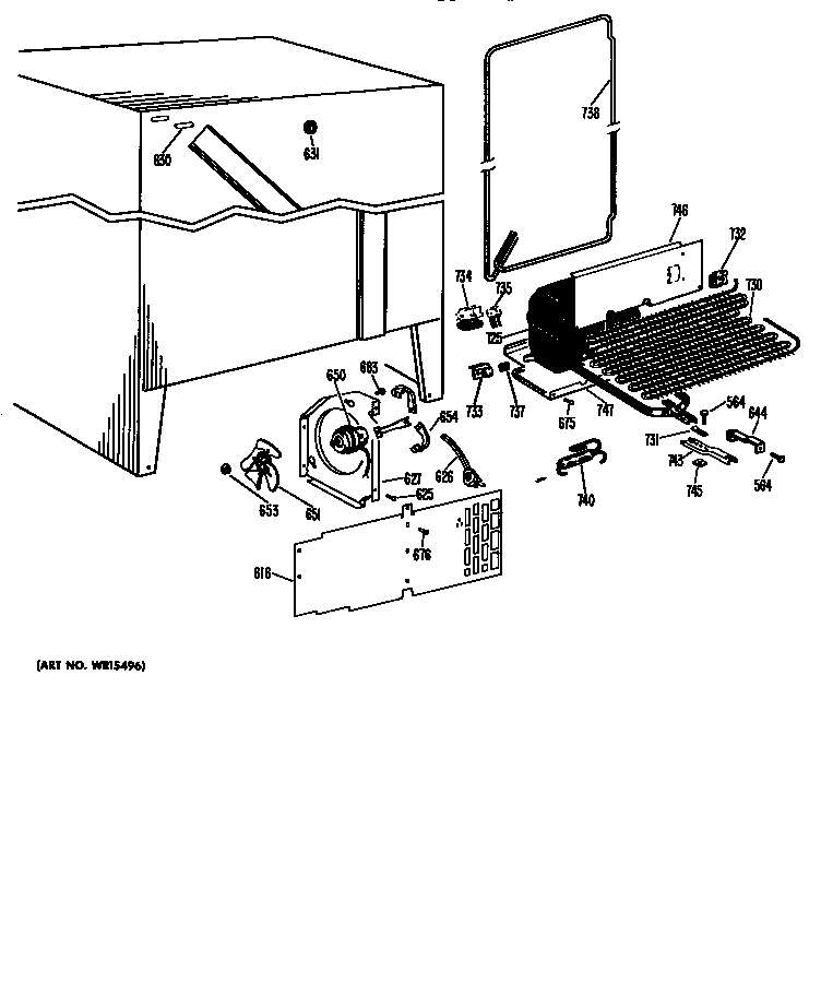 GE TFF20DAC unit diagram