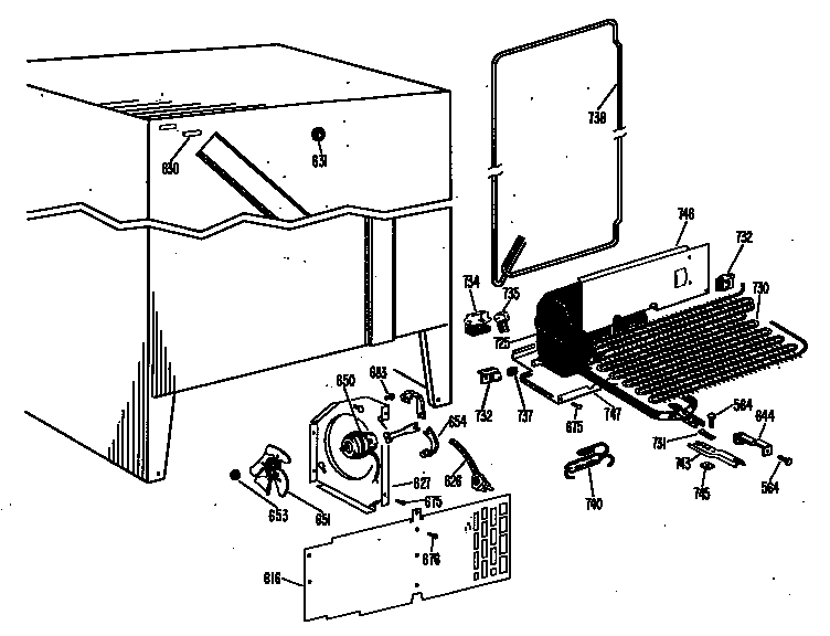 GE TFF20VBB unit diagram