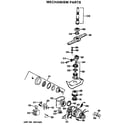 GE GSD1200P02 mechanism parts diagram