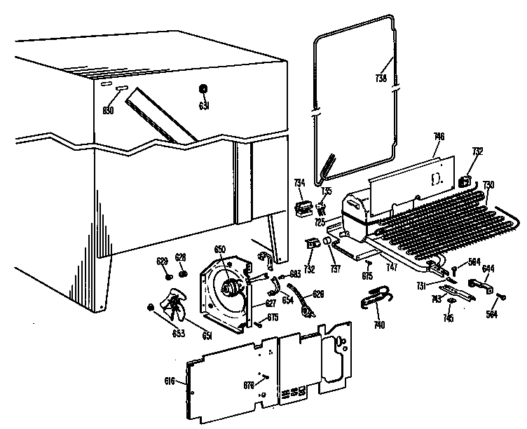 GE TFF22ZBC unit diagram