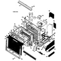 GE JKP27G*07 lower oven diagram