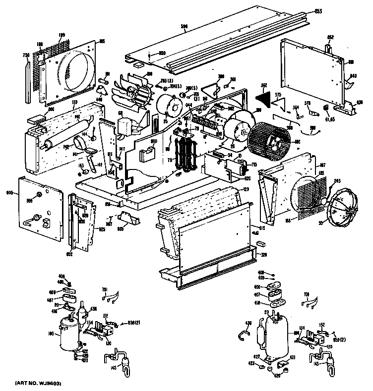 GE A3B788DAES1K chassis diagram