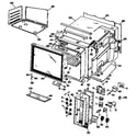 GE JHP56G*D1 oven assembly diagram