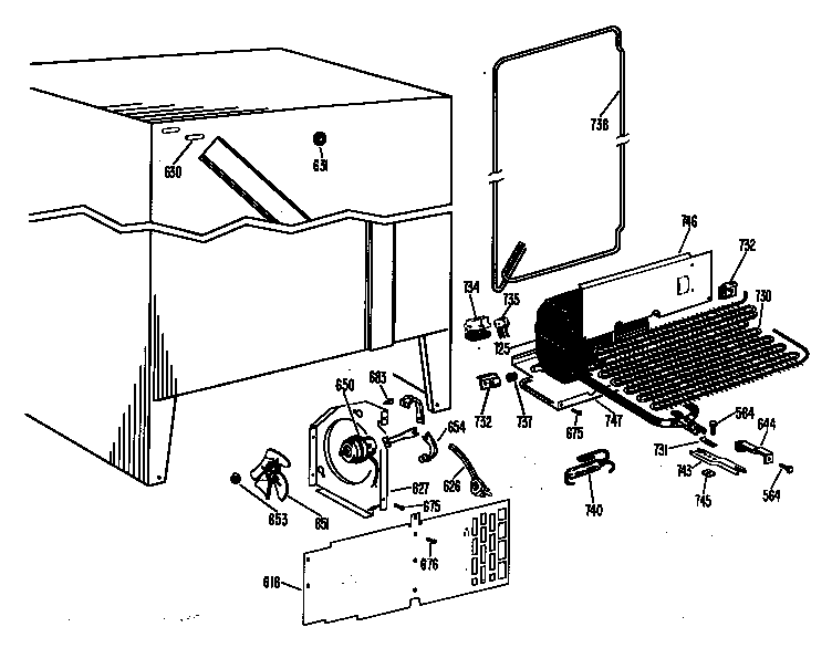 GE TFF22DBM unit diagram