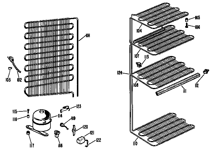 GE CA19DCB unit diagram