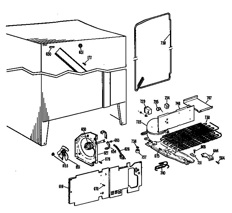 GE TFX20PFC unit diagram