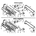 GE DDG5380GEL backsplash assembly diagram