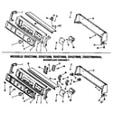 GE DDG7980MCL backsplash assembly diagram