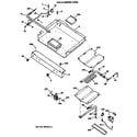 GE JGBP34GEV4WH gas & burner parts diagram