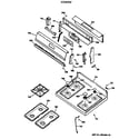 GE JGBP34WEV4WH cooktop diagram