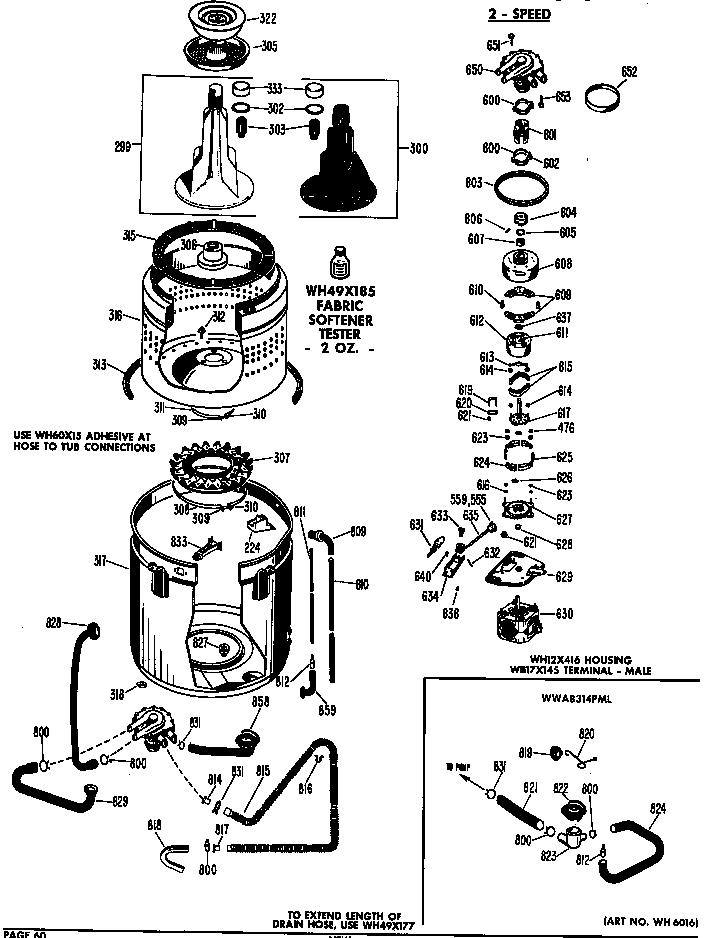 GE WWA8314PML 2-speed diagram