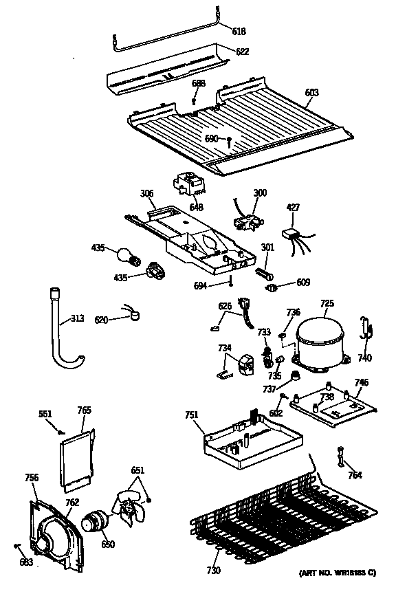Hotpoint CTX16EYTDRAD unit diagram