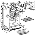 Hotpoint CTX18LKER cabinet diagram