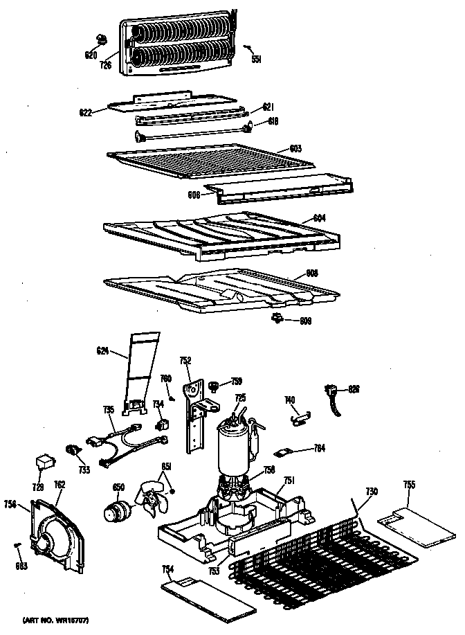 Hotpoint CTX18PKER unit diagram