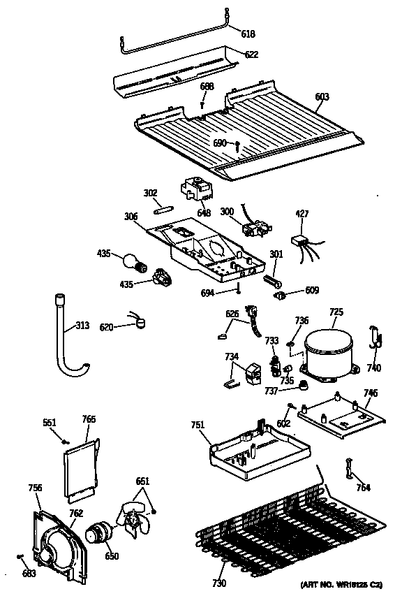 Hotpoint CTX16CASFRAD unit diagram