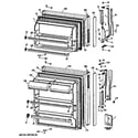 Hotpoint CTX16CISFRWH doors diagram