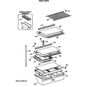 Hotpoint CTX18GISQRWH shelf parts diagram