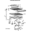 Hotpoint CTX18GISQRWH compartment separator parts diagram
