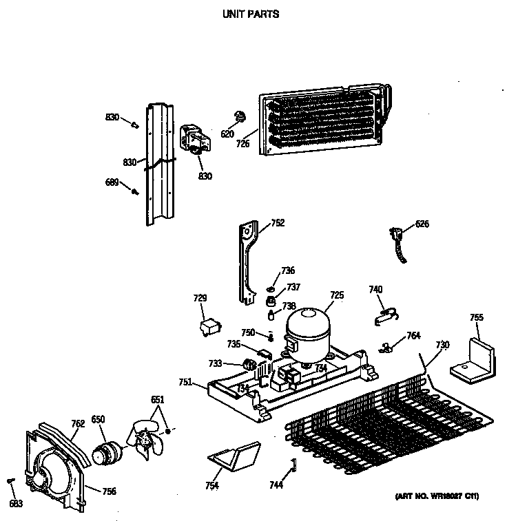 Hotpoint CTH18EATERWH unit parts diagram