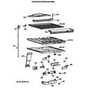 Hotpoint CTX21BASSRAD compartment separator parts diagram