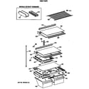 Hotpoint CTX21GASSRAD shelf parts diagram