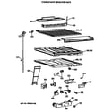 Hotpoint CTX21GASSRAD compartment separator parts diagram